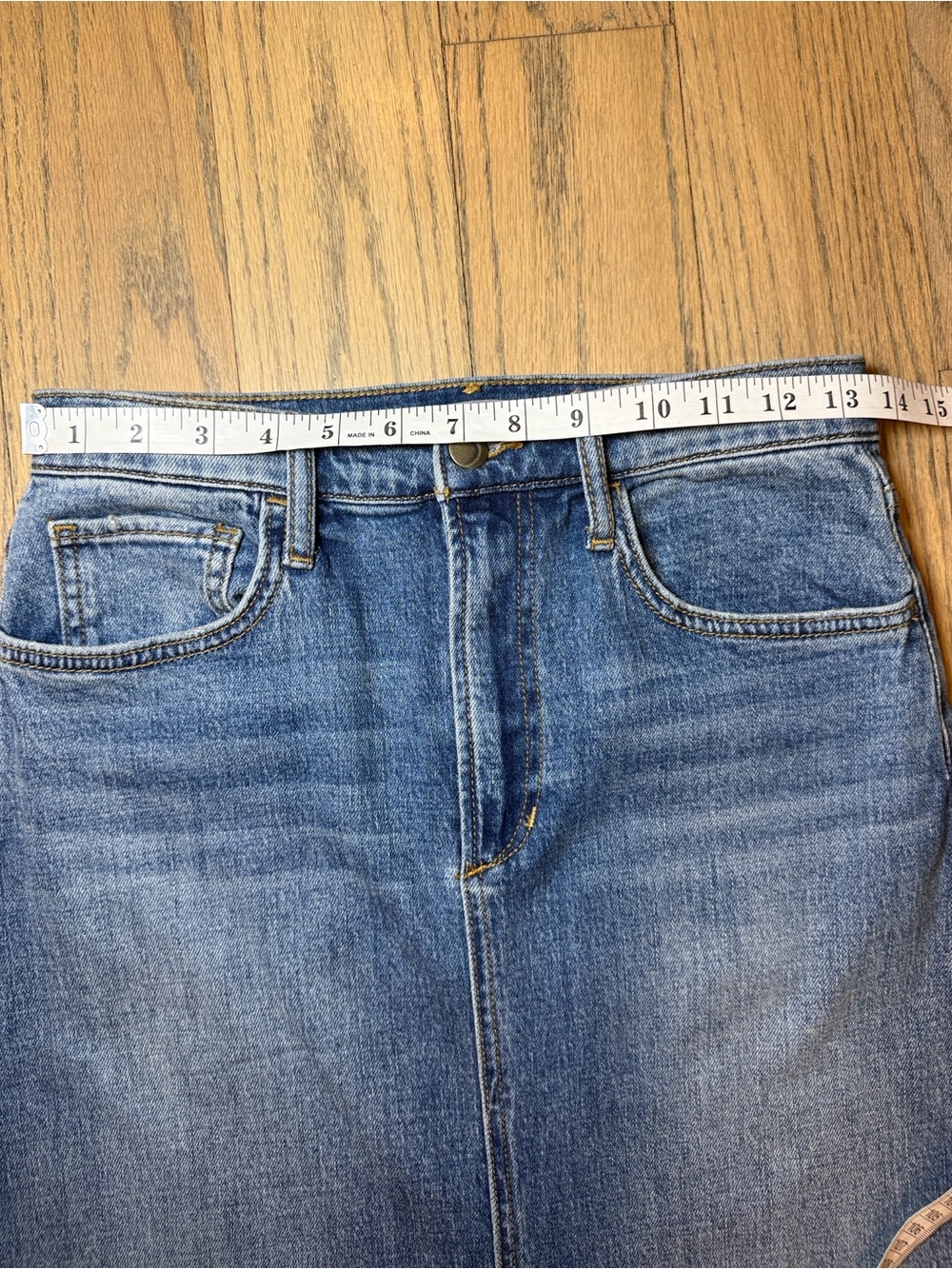 Joe’s The Elyssa Blue Denim Midi Maxi Women’s Skirt Size 26 - Picture 8 of 14